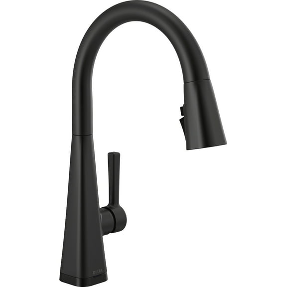 Delta 19802Tlz-Dst Lenta 1.8 GPM Single Hole Pull Down Touchless Kitchen Faucet - Black