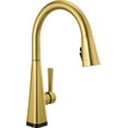 thumbnail image 1 of Delta 19802Tz-Dst Lenta Pull-Down Kitchen Faucet - Gold, 1 of 7