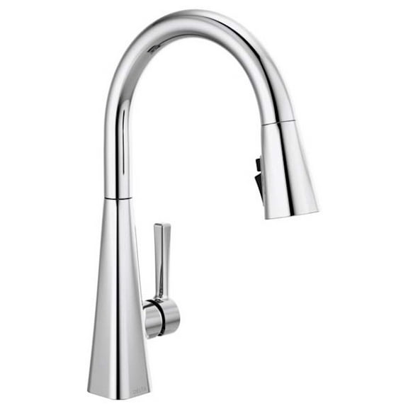 Delta 19802Z-Dst Lenta Single-Handle Pull-Down Kitchen Faucet - Chrome
