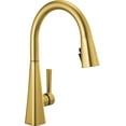 thumbnail image 1 of Delta 19802Z-GB-DST Lenta Single-Handle Pull-Down Kitchen Faucet - Gold, 1 of 7