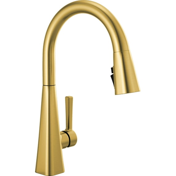 Delta 19802Z-GB-DST Lenta Single-Handle Pull-Down Kitchen Faucet - Gold