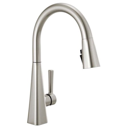 Delta 19802Z-Dst Lenta Single-Handle Pull-Down Kitchen Faucet - SpotShield Stainless