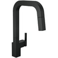 thumbnail image 1 of Delta 19825Lf Junction 1.8 GPM Single Hole Pull Down Kitchen Faucet - Black, 1 of 7