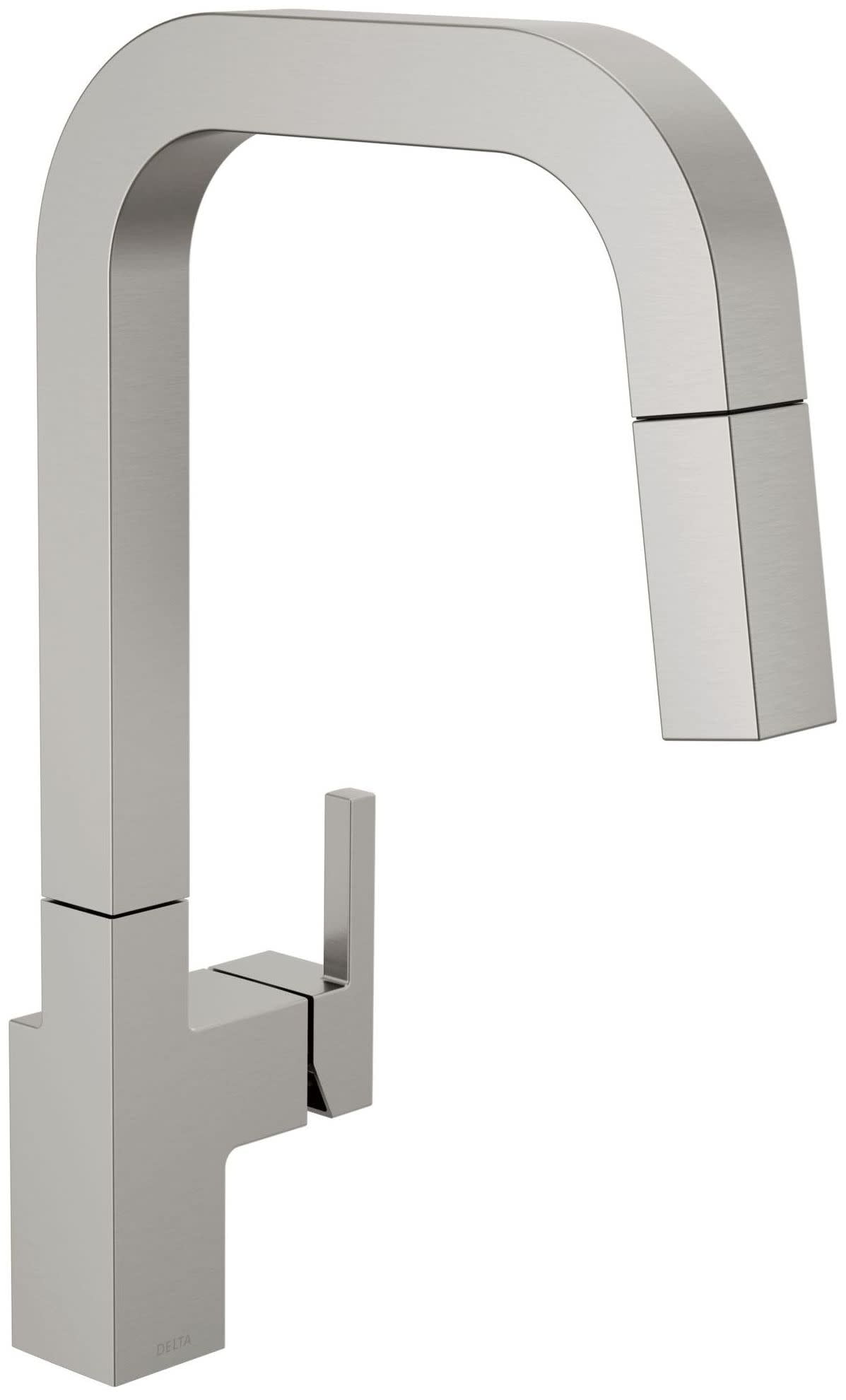 SpotShield Stainless Steel Pull-Down Kitchen Faucet with Spray