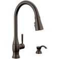 thumbnail image 1 of Delta 19831Z-Sd-Dst Hazelwood 1.8 GPM Single Hole Pull Down Kitchen Faucet - Bronze, 1 of 7