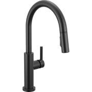 Delta 19867Lf Nicoli 1.8 GPM Single Hole Pull Down Kitchen Faucet - Black