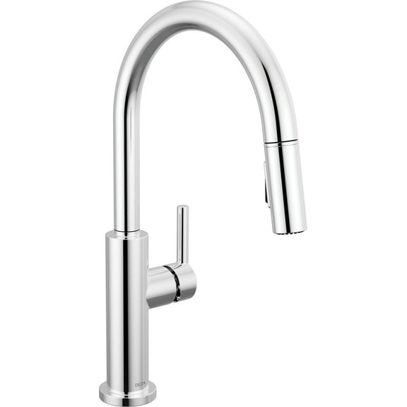 Delta 19867Lf Nicoli 1.8 GPM Single Hole Pull Down Kitchen Faucet - Chrome