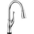 thumbnail image 1 of Delta 19888Tlz-Dst Ophelia 1.8 GPM Single Hole Pull Down Touchless Kitchen Faucet - Chrome, 1 of 7