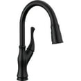 thumbnail image 1 of Delta 19888Tz-Dst Ophelia 1.8 GPM Single Hole Pull Down Kitchen Faucet - Black, 1 of 7