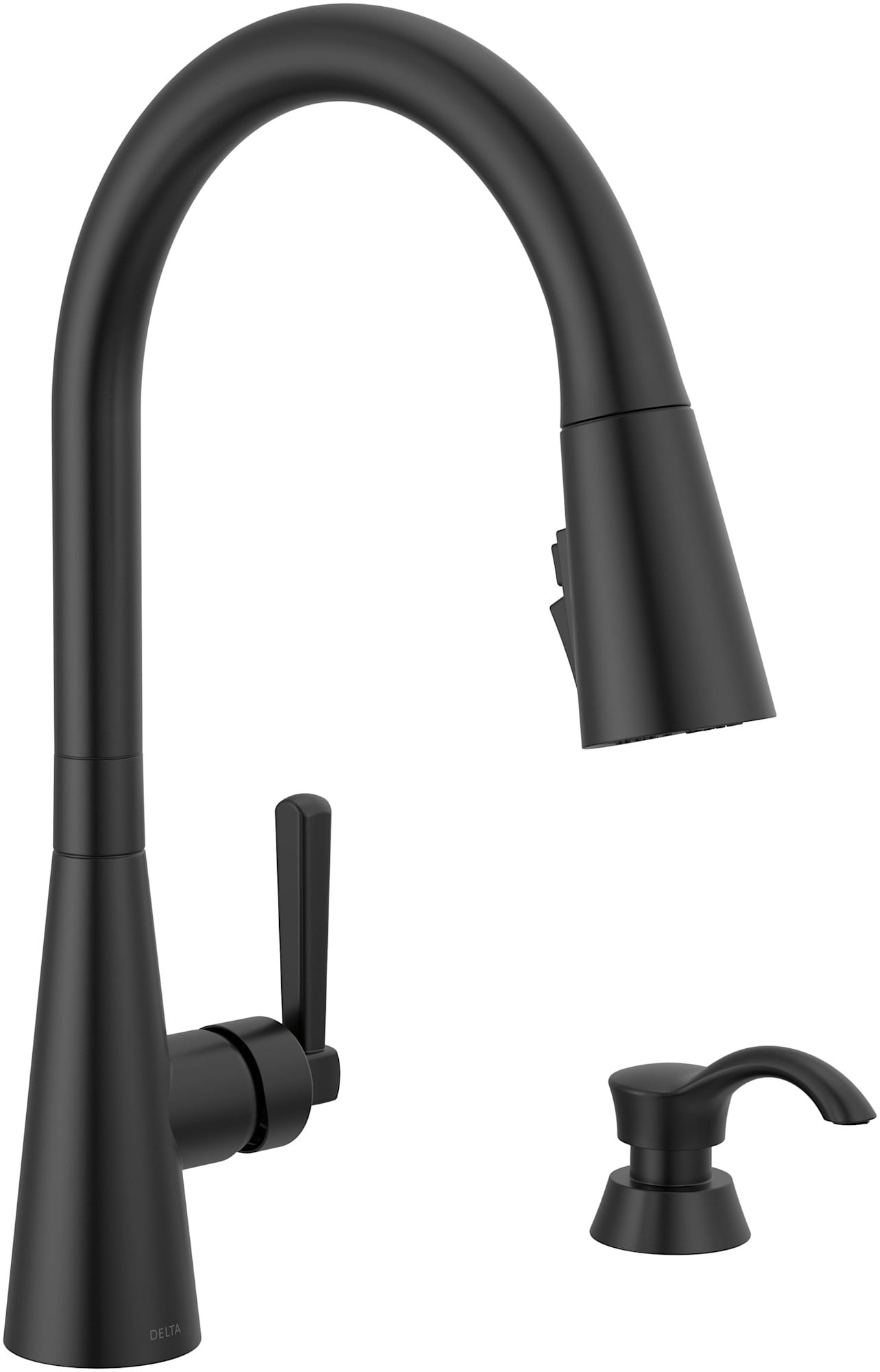 Delta 19893Z-Sd-Dst Boyd 1.8 GPM Single Hole Pull Down Kitchen Faucet - Black