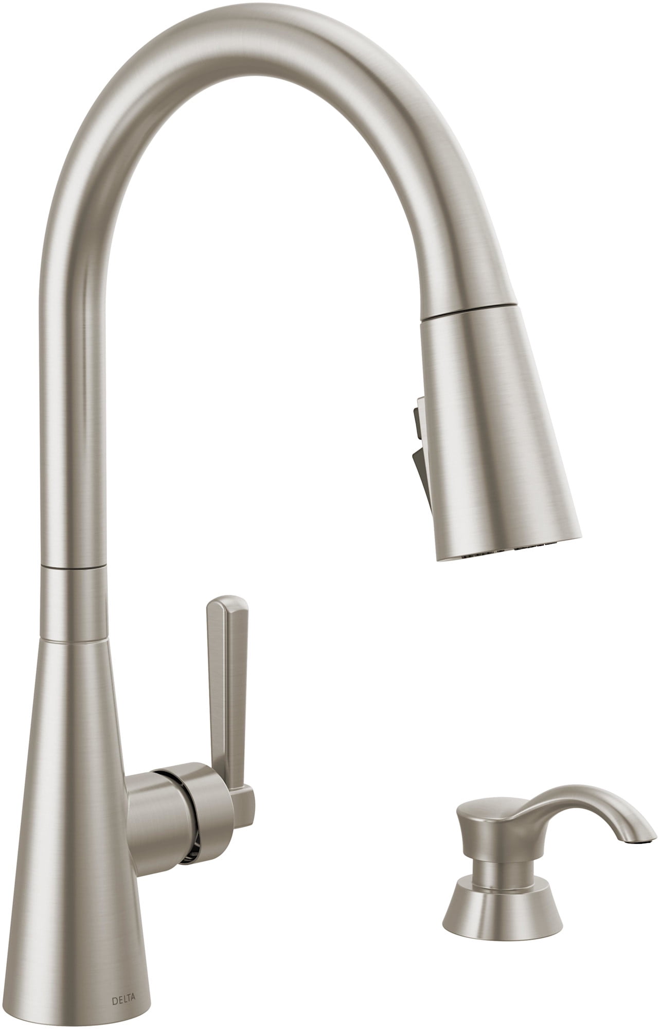 Delta 19893Z-SPSD-DST Boyd 1.8 GPM Single Hole Pull Down Kitchen Faucet - SpotShield