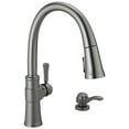 thumbnail image 1 of Delta 19964Z-Sd-Dst Spargo 1.8 GPM Single Hole Pull Down Kitchen Faucet - Stainless Steel, 1 of 7