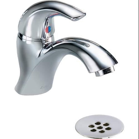 Delta 22C901 Commercial Single Hole and Handle Lavatory Faucet, Chrome