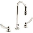 thumbnail image 1 of Delta 23C644 Commercial Widespread Lavatory Faucet with Vandal Resistant Blade Handles and Gooseneck Spout, Chrome, 1 of 1