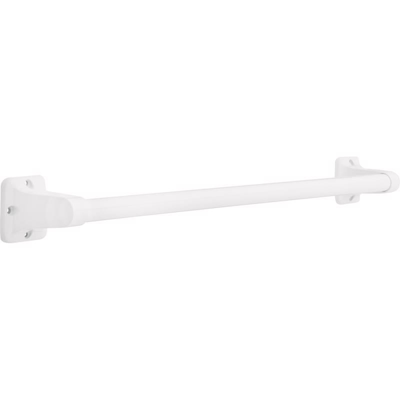 Delta 24" White Stainless Steel Bathroom Grab Bar