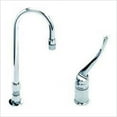thumbnail image 1 of Delta 24T2643 Commercial Single Control Widespread Faucet with Gooseneck Spout, Chrome, 1 of 1
