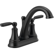 Delta 2532Lf-Mpu Woodhurst 1.2 GPM Centerset Bathroom Faucet - Black