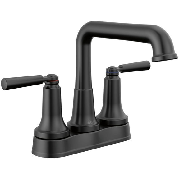 Delta 2536-Mpu-Dst Saylor 1.2 GPM Centerset Bathroom Faucet - Black