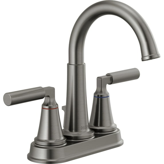 Delta 2548Lf-Mpu Bowery 1.2 GPM Centerset Bathroom Faucet - Stainless Steel