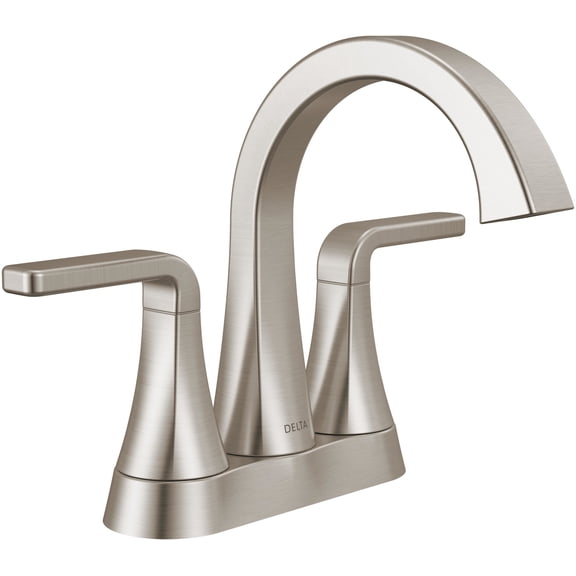 Delta 2562LF-SSMPU Lineax 1.2 GPM Centerset Bathroom Faucet - Briliance Stainless
