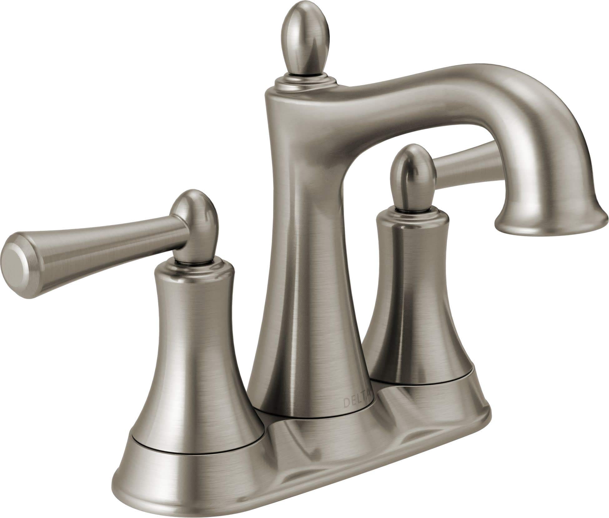 Delta 25774LF-SP Rila 4" Centerset 2-Handle Bathroom Faucet - Brushed Nickel
