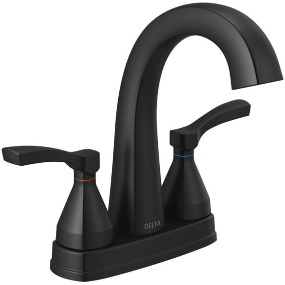 Delta 25775-Mpu-Dst Stryke 1.2 GPM Centerset Bathroom Faucet - Black