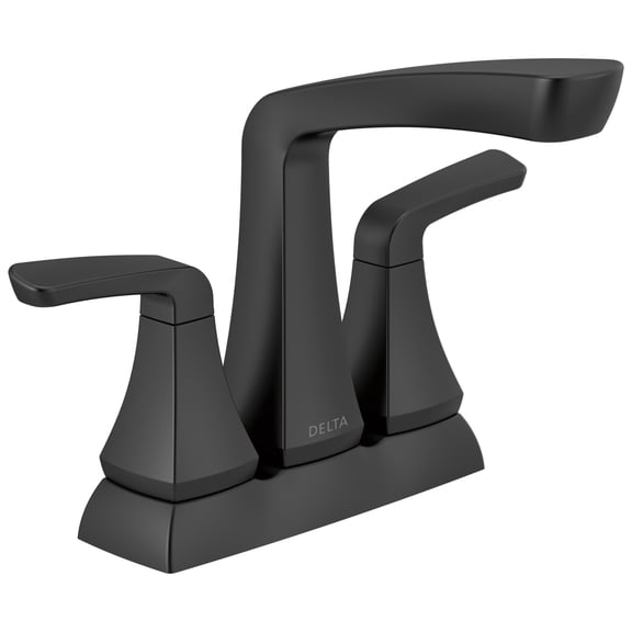 Delta 25789Lf Vesna 1.2 GPM Centerset Bathroom Faucet - Black