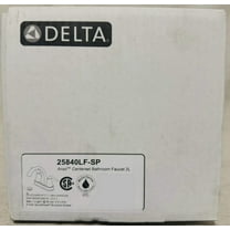 Delta Bathroom Sink Faucet Arvo Centerset Brushed Nickel, 25840LF-SP Faucet