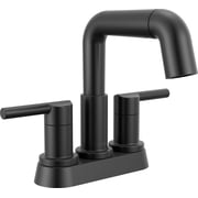 Delta 25849LF-BLPD Nicoli 1.2 GPM Centerset Bathroom Faucet - Black