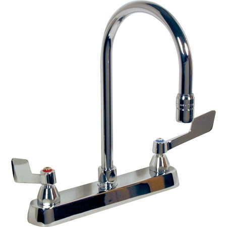 Delta 26C3945 Double Handle 1.5GPM Ceramic Disc Kitchen Faucet - Chrome