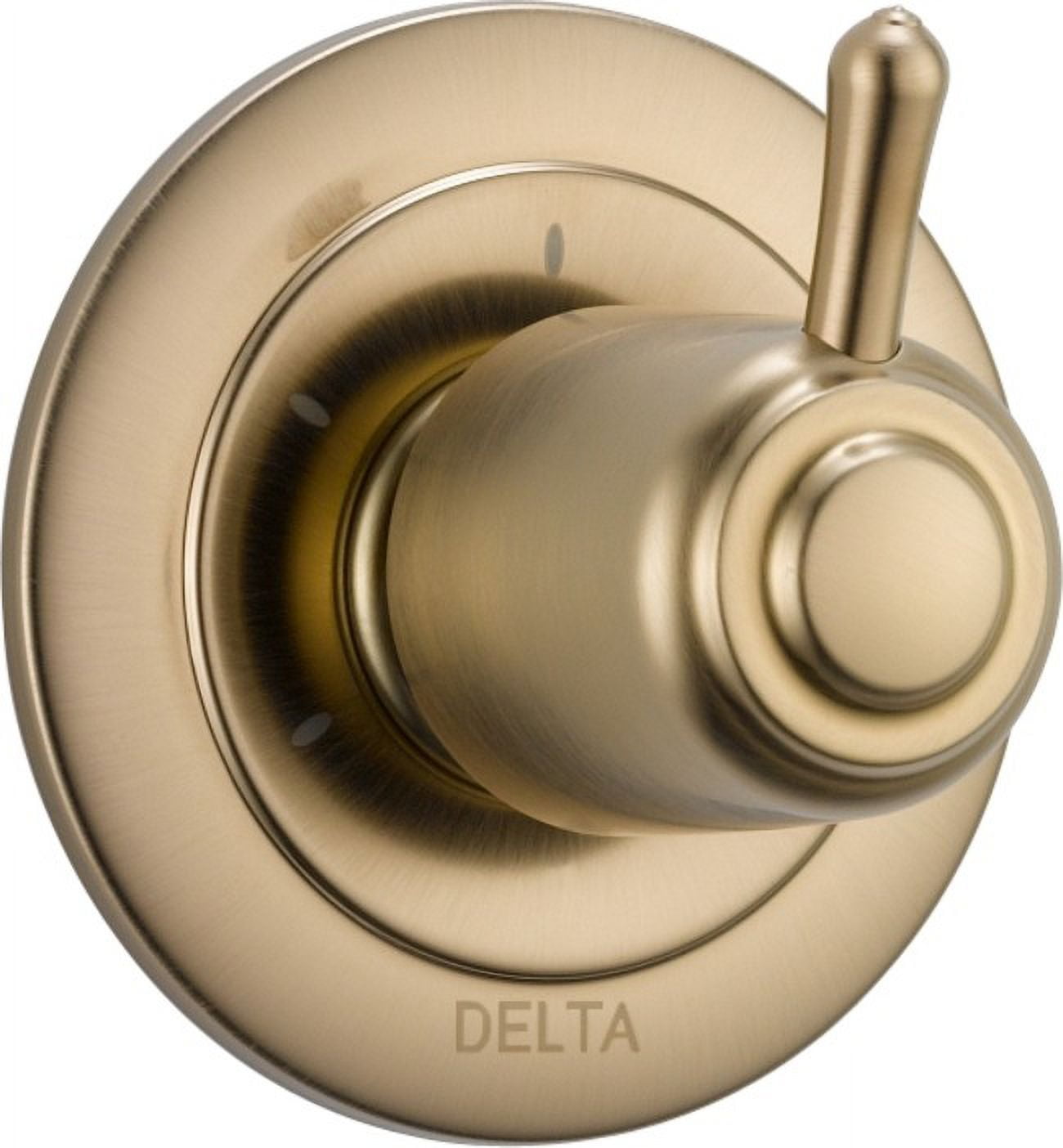 Delta 3-Setting 2-Port Diverter Trim, Champagne Bronze