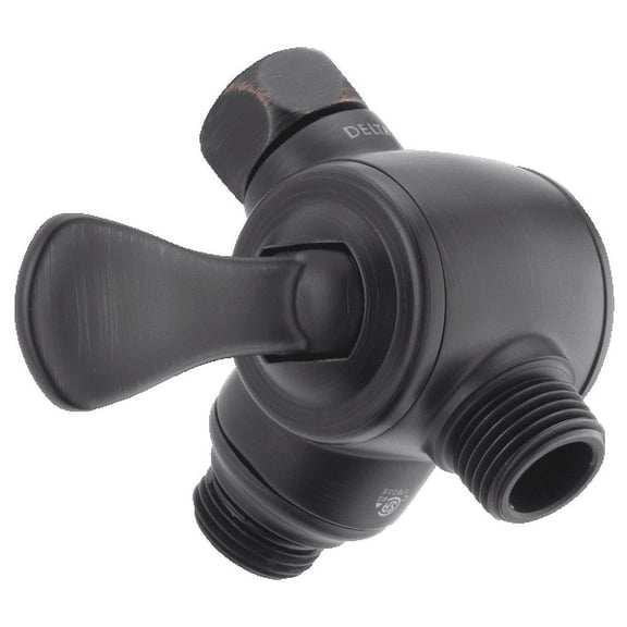 Delta 3-Way Shower Arm Diverter for Hand Shower in Venetian Bronze U4929-RB-PK