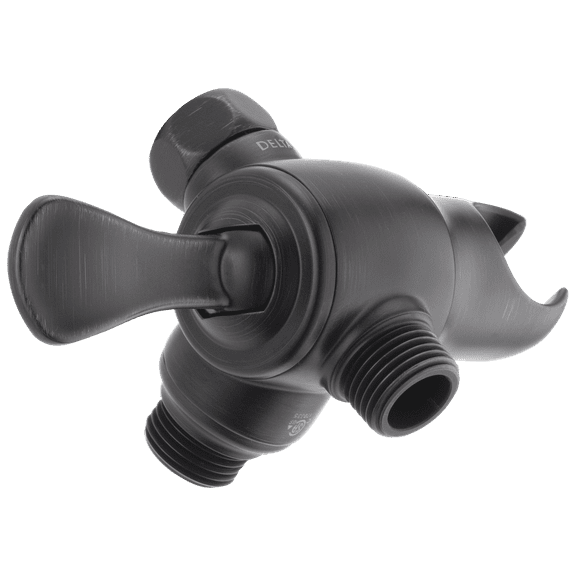 Delta 3-Way Shower Arm Diverter with Hand Shower Mount in Venetian Bronze U4920-RB-PK