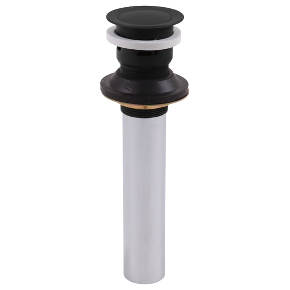 Delta 33W576BL Push Pop-Up Drain Assembly - Black