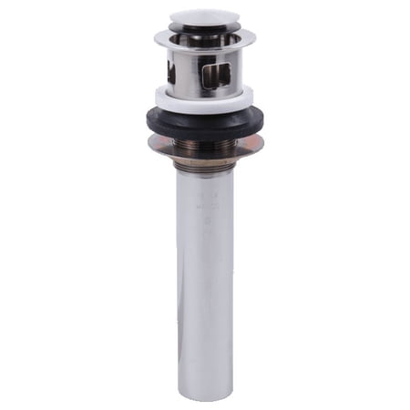 Delta 33W576SS Push Pop-Up with Overflow, Stainless