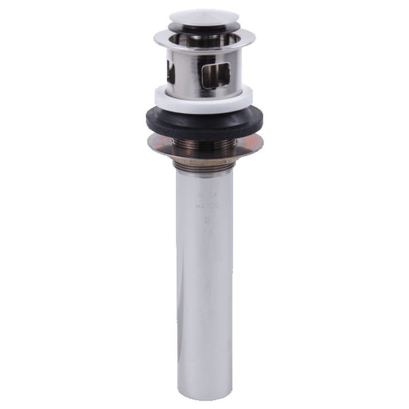 Delta 33W576SS Push Pop-Up with Overflow, Stainless