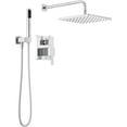 thumbnail image 1 of Delta 342701 Modern Square Non Shared Function Shower System Package - Chrome, 1 of 7