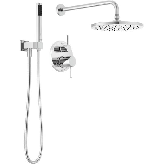 Delta 342702 Modern Round Non Shared Function Shower System Package - Chrome
