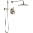 thumbnail image 1 of Delta 342702 Modern Round Non Shared Function Shower System Package - Nickel, 1 of 7