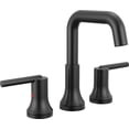 thumbnail image 1 of Delta 3554-Mpu-Dst Trinsic 1.2 GPM Widespread Bathroom Faucet - Black, 1 of 7