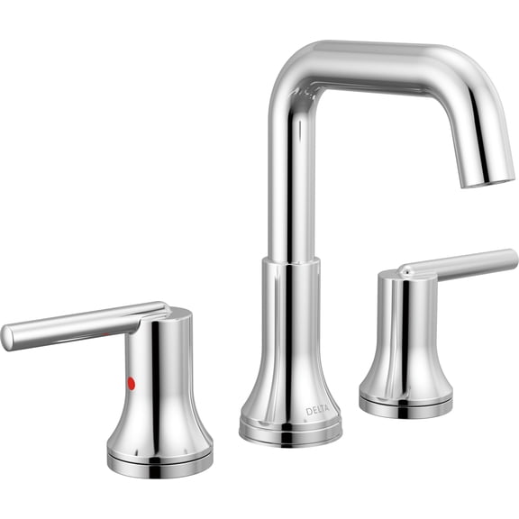 Delta 3554-MPU-DST Trinsic 1.2 GPM Widespread Bathroom Faucet - Chrome