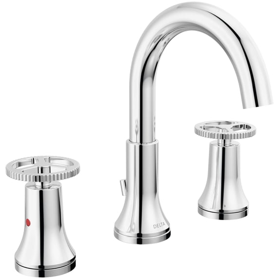 Delta 3558-Mpu-Dst Trinsic 1.2 GPM Widespread Bathroom Faucet - Chrome