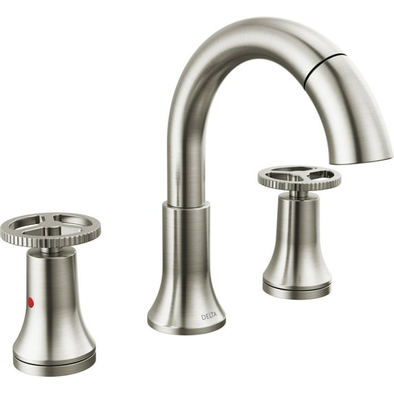 Delta 3558-Pd-Dst Trinsic 1.2 GPM Widespread Bathroom Faucet - Stainless