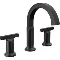 Delta 355887-Dst Tetra 1.2 GPM Widespread Bathroom Faucet - Black