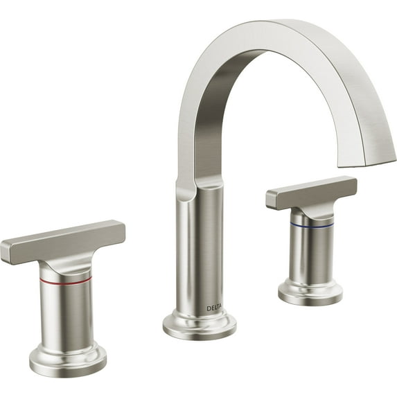 Delta 355887-Dst Tetra 1.2 GPM Widespread Bathroom Faucet - Lumicoat Stainless