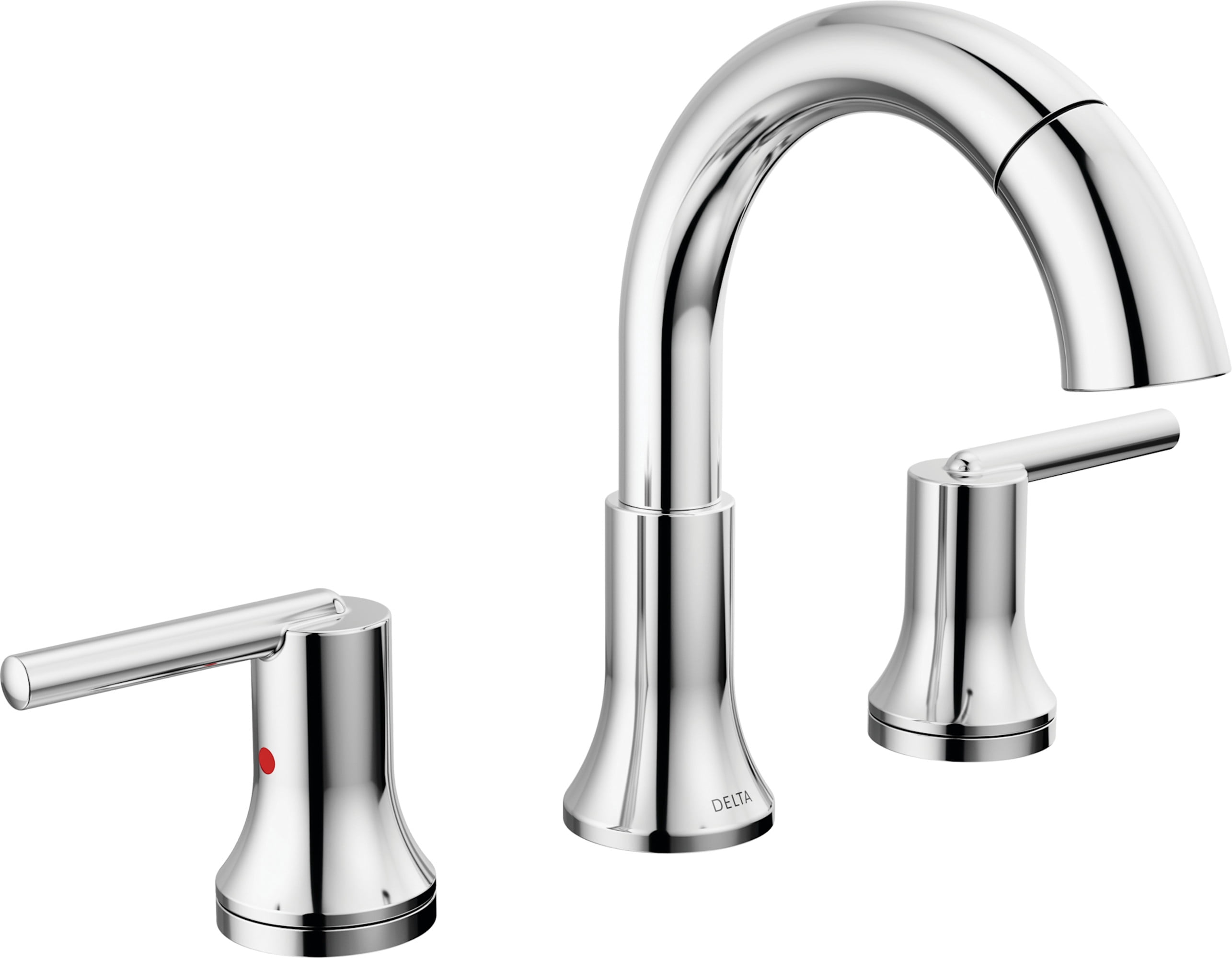 Delta 3559-Pd-Dst Trinsic 1.2 GPM Widespread Bathroom Faucet - Chrome ...