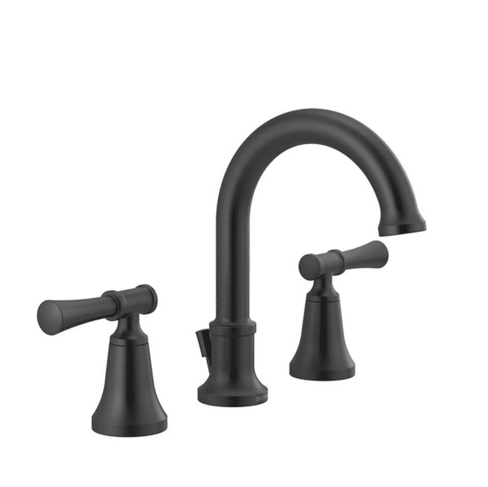Delta 35747LF-BL Chamberlain 8" Widespread Bath Faucet Flat Black Finish