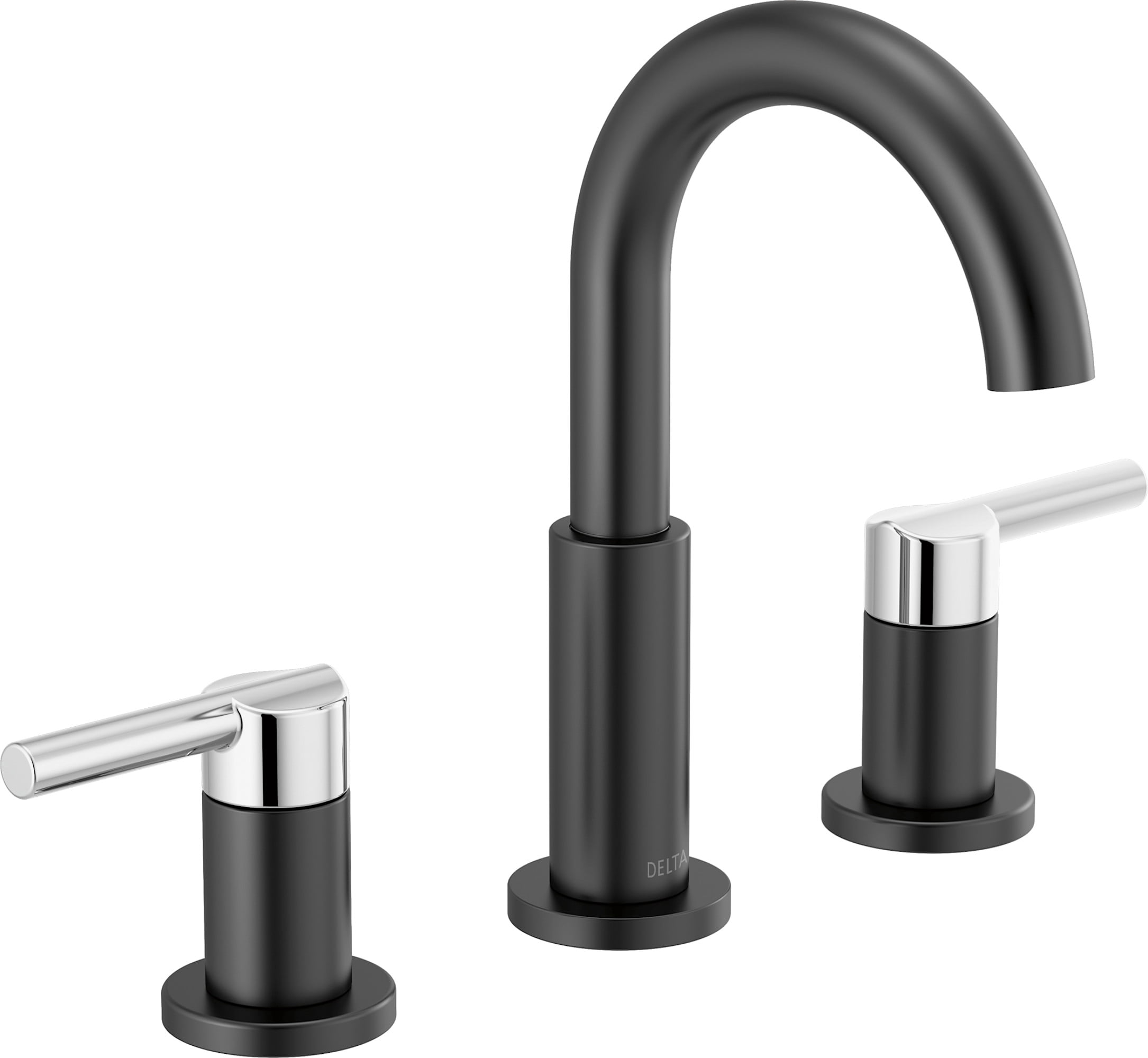 Delta Faucet, Widespread Bathroom Faucet, 35749LF, Black Brass