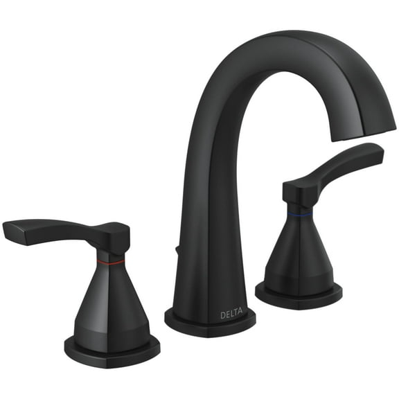 Delta 35775-Mpu-Dst Stryke 1.2 GPM Widespread Bathroom Faucet - Black