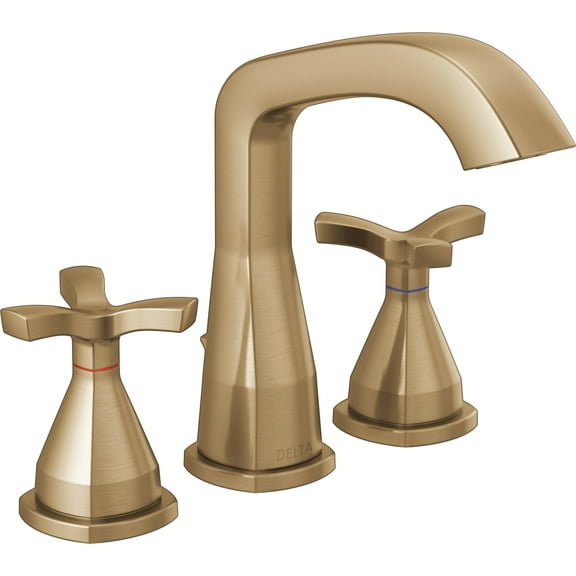 Delta 357766-Mpu-Dst Stryke 1.2 GPM Widespread Bathroom Faucet - Lumicoat Champagne Bronze